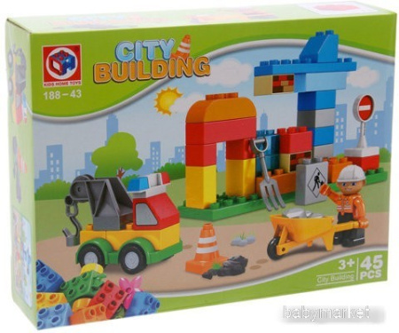 Конструктор Kids Home Toys Городские строители 188-43 2496918