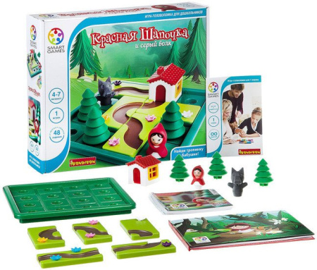 Купить Bondibon Красная Шапочка и серый волк для детей - фото товара