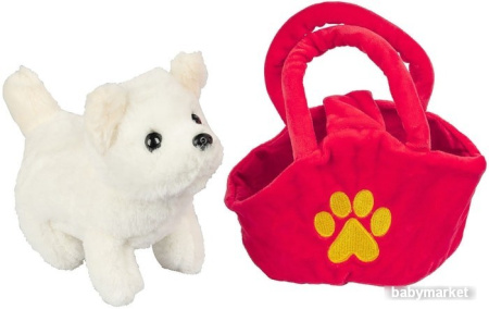 Интерактивная игрушка Bondibon Собака в сумочке ВВ4615
