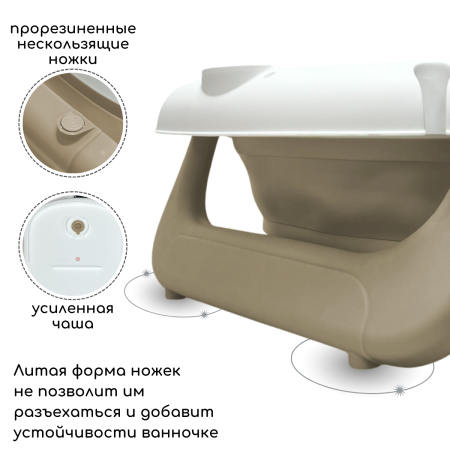 Ванночка детская Bubago Felice BG 149-2 Бежевый