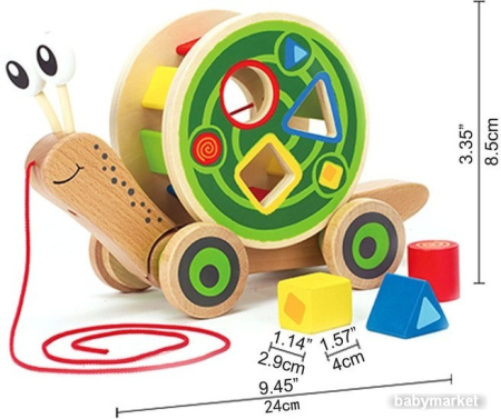 Купить Hape Улитка E0349 для детей - фото товара