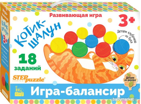 Развивающая игра Step Puzzle Котик-шалун 89857