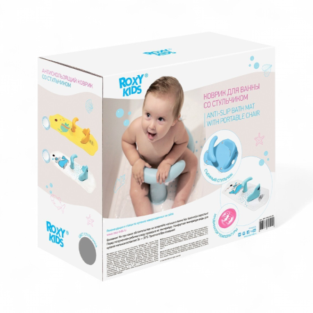 Купить Коврик для купания Roxy Kids BM-4091CH-W Белый для детей - фото товара