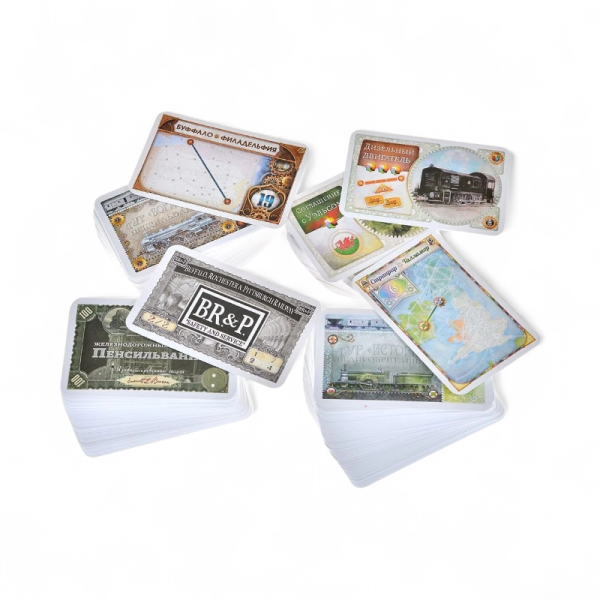 Дополнение к настольной игре Мир Хобби Ticket To Ride: Великобритания и Пенсильвания - детский товар