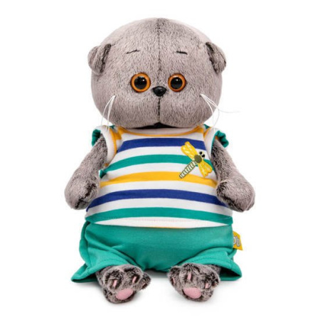 Классическая игрушка BUDI BASA Collection Басик Baby в костюмчике со стрекозой BB-118 (20 см)