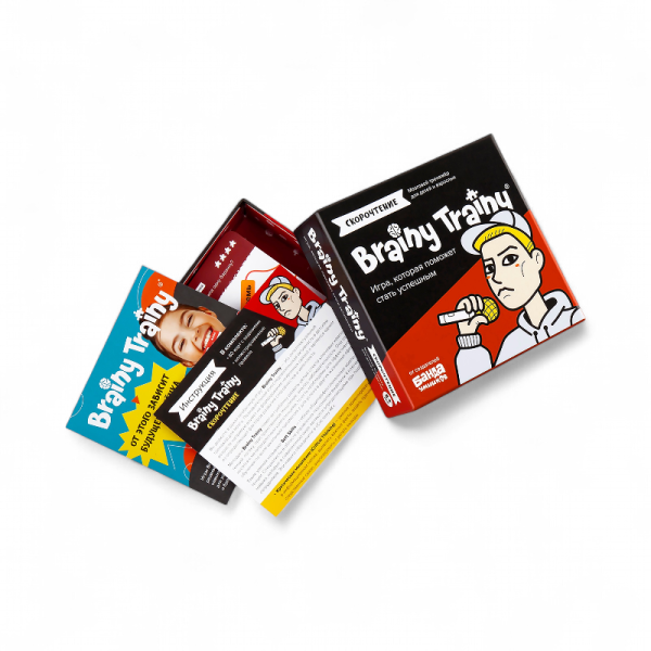 Настольная игра Brainy Trainy Скорочтение УМ678 - детский товар