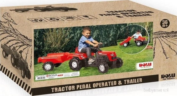 Dolu Ranchero с прицепом 8146 (красный) - детский товар