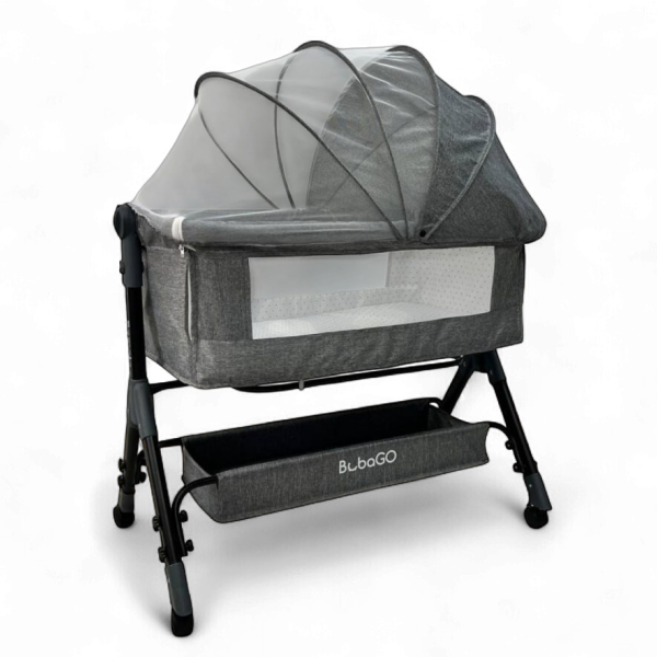 Приставная детская кроватка Bubago Somela BG 180-1 Серый