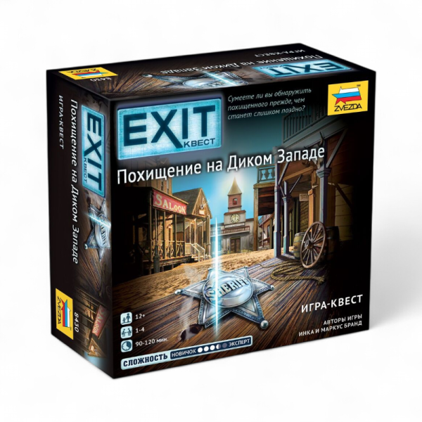 Настольная игра Звезда Exit-Квест. Похищение на Диком Западе