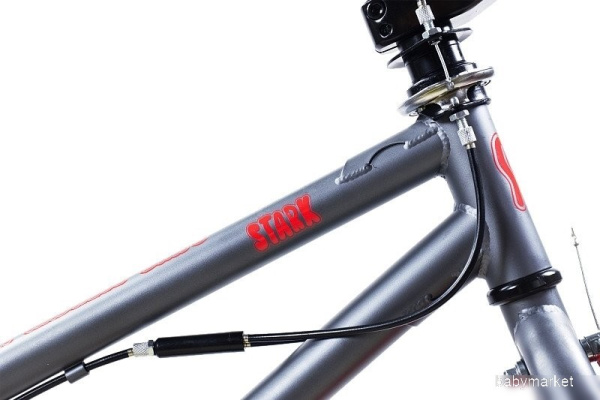 Stark Madness BMX 3 2025 (темно-серый матовый/красный) - детский товар