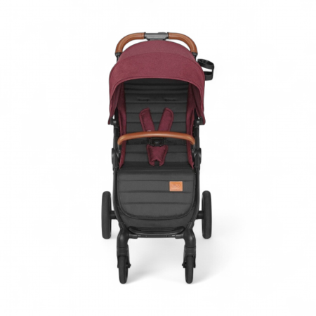 Детская прогулочная коляска KinderKraft Grande LX Burgundy