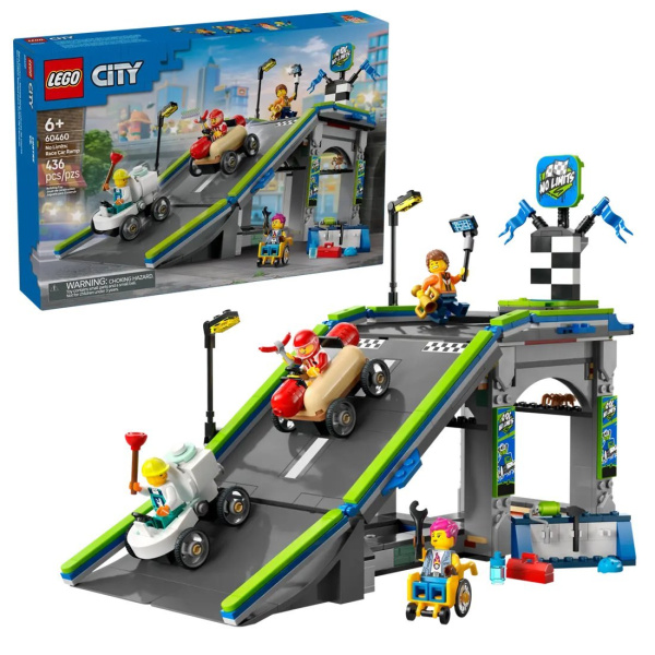 LEGO City Без ограничений: трасса с рампами для гоночных авто 60460 - детский товар