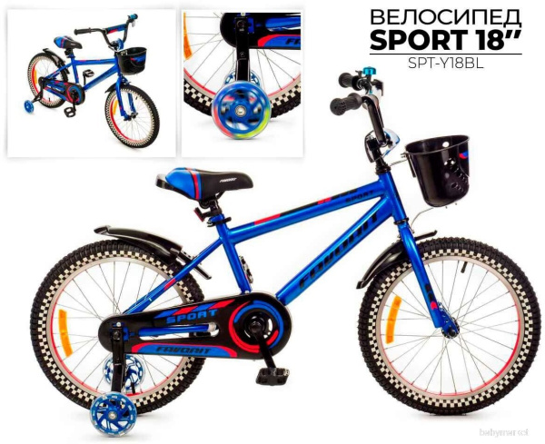 Детский велосипед Favorit Sport SPT-Y18BL Синий