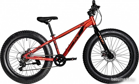 Велосипед Novatrack Fatbike 24 2024 24AHD.SUV.13RD4 (терракотовый)