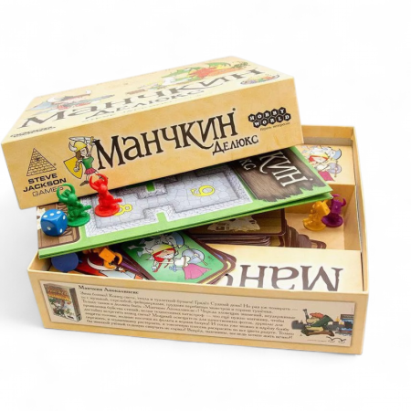 Купить Настольная игра Мир Хобби Манчкин. Делюкс для детей - фото товара
