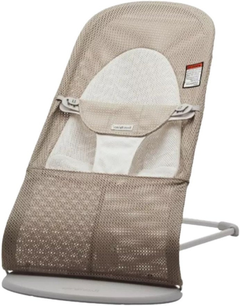 Детский шезлонг BabyBjorn Balance Mesh 0051.44 Grey/Beige