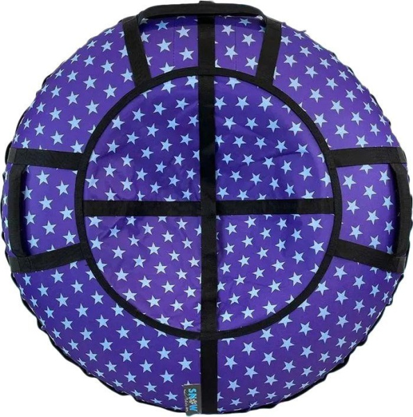 Тюбинг Hubster SnowDream Glamour S Звёзды 120см во9153-3 Фиолетовый