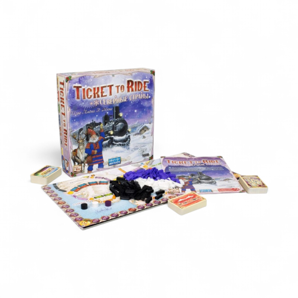 Настольная игра Мир Хобби Ticket To Ride: Северные страны - детский товар