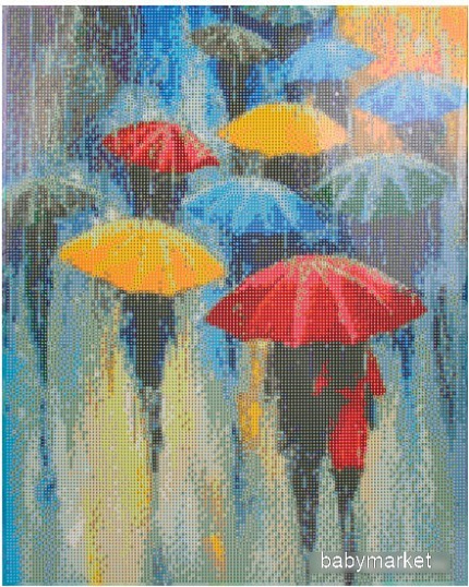 Алмазная мозаика Darvish Разноцветные зонтики DV-9518-8