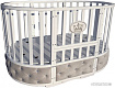 Классическая детская кроватка Антел Северянка 4 с мягкой вставкой (белый)