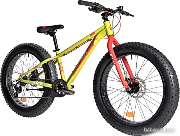 Novatrack Fatbike 24 2024 24AHD.SUV.13GN4 (зеленый) - детский товар