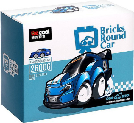 Decool Bricks Round Car 26006 Спорткар