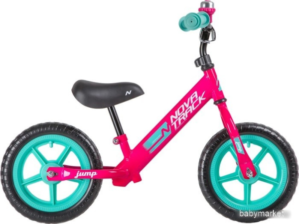 Беговел Novatrack Jump 12JUMP.PN20 Розовый