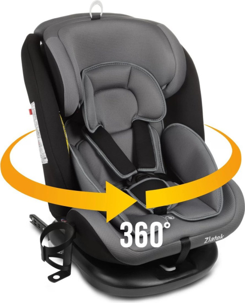 Zlatek Cruiser Isofix Lux KRES3951 (серый/черный) - детский товар