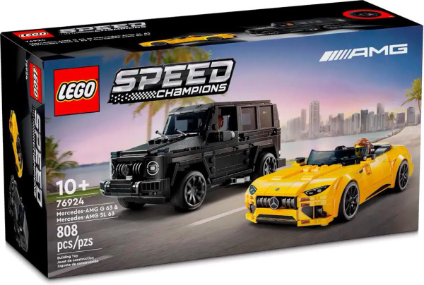 Конструктор Lego Speed Champions Mercedes-AMG G 63 и Mercedes-AMG SL 63 76924
