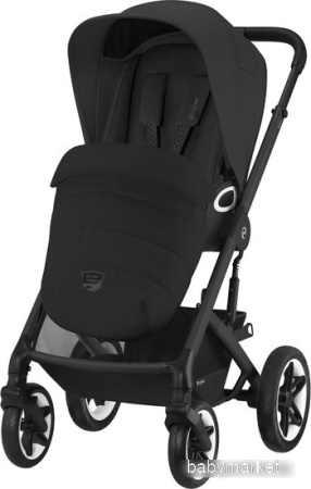 Коляска прогулочная «книга» Cybex Talos S Lux (BLK moon black)