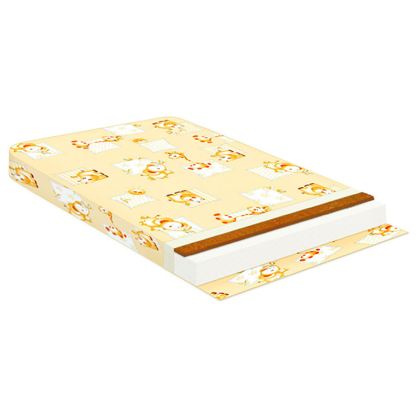 Матрас в кроватку Баюшка Холкон/кокос 6x60x120 ХК6