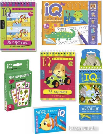 Набор развивающих игрушек Айрис-Пресс С IQ-играми для развития внимания и мышления 9785811279623