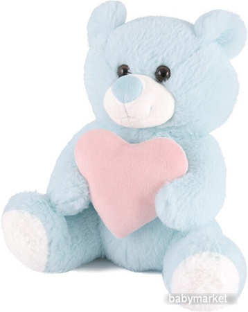 Классическая игрушка Maxitoys Мишка с розовым сердечком MT-SUT072022-23