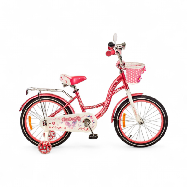 Детский велосипед Favorit Butterfly 18 BUT-Y18RS Розовый/Белый