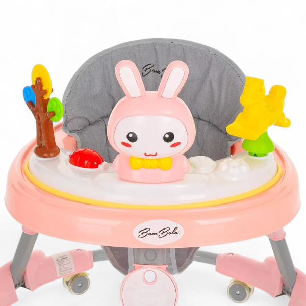 Ходунки BamBola Зайчик 630 Розовый