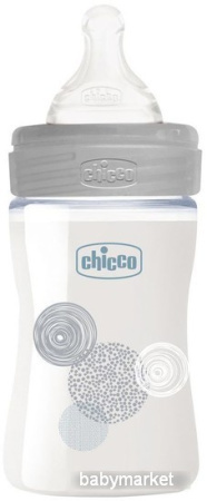 Бутылочка для кормления Chicco Well-Being Glass Uni 00028711300000 (150 мл)