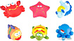 Набор игрушек для ванной Roxy Kids Морские обитатели RRT-811-2