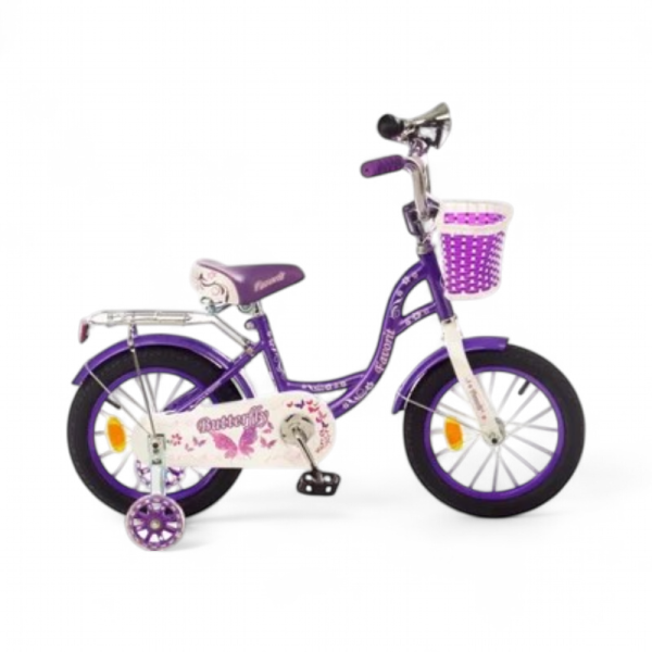 Детский велосипед Favorit Butterfly 14 BUT-14PR Фиолетовый