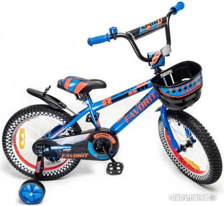 Детский велосипед Favorit Sport 16 SPT-16BL (синий)