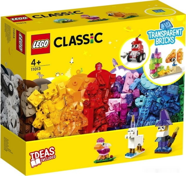 Конструктор Lego Classic Прозрачные кубики 11013