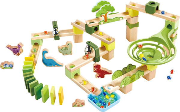 Hape Эффект домино Приключения Динозавров E1112_HP - детский товар