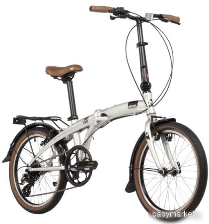 Купить Novatrack Town alloy 8 V 2024 (серебристый) для детей - фото товара