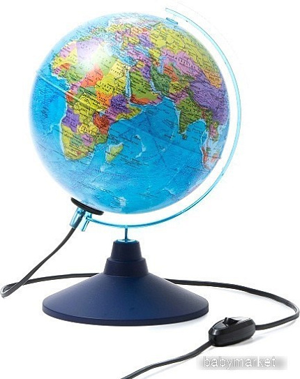 Школьный глобус Globen Политический Классик Евро с подсветкой Ке012100180