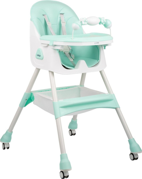 Стульчик для кормления Indigo Corn Мятный