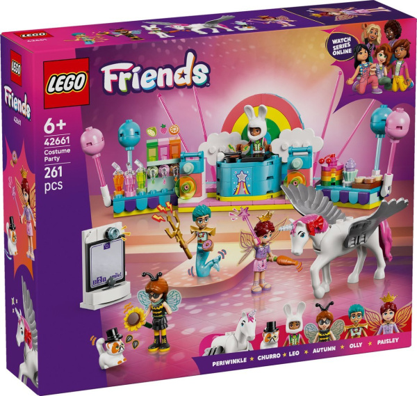 LEGO Friends Костюмированная вечеринка с единорогом и феей 42661