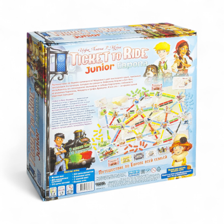 Купить Настольная игра Мир Хобби Ticket To Ride: Junior. Европа для детей - фото товара