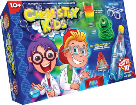 Набор для опытов Danko Toys 10 магических экспериментов Chemistry Kids CHK-01-01