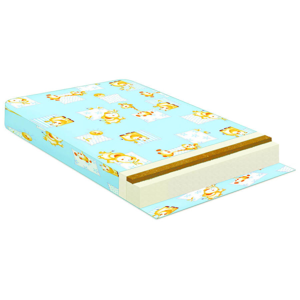 Матрас в кроватку Баюшка Холкон/кокос 10x60x120 ХК10