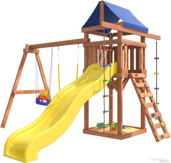 National Tree Company С качелями 3 в 1 и гибкими подвесными IgroWoods ДП-15 - детский товар