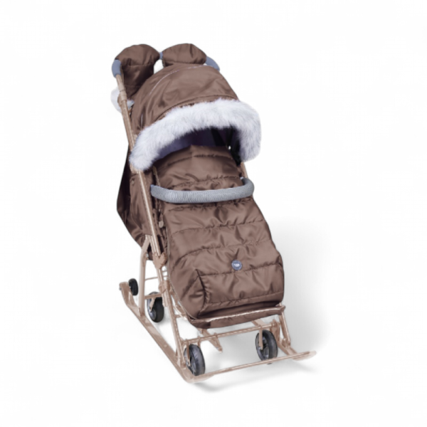 Санки-коляска Nika Ника Детям 7-5SК НД7-5SК/БЖ Бежевый